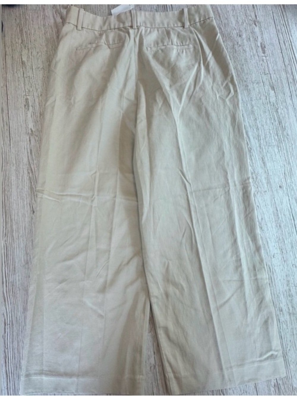 Madewell Slouchy Straight Drapey Twill Pants - 6P - Picture 3 of 5